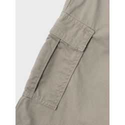 NAME IT Nkfbella Højtaljede Para Twi Bukser 8463-Tf - Elephant Skin