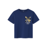 NAME IT Kids Karaffel Kortærmet Loose Fit Top - Blueprint