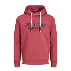 JACK & JONES Plus Brandon sweat hoodie - Rød