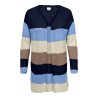 ONLY CARMAKOMA Atija Strik Cardigan - Maritime Blue