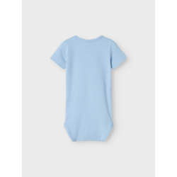 NAME IT Jus Kortærmet Body - Chambray Blue