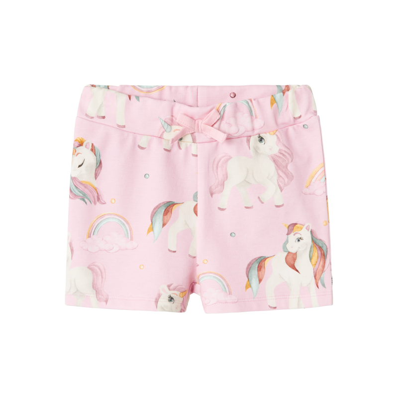 NAME IT Harumi Sweat Korts Unb - Parfait Pink