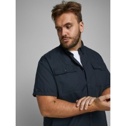 JACK & JONES Plus Core Marc kortærmet skjorte - Sky Captain