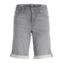 JACK & JONES Junior Rick Regular Denim Shorts - Grey Denim