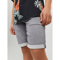 JACK & JONES Junior Rick Regular Denim Shorts - Grey Denim