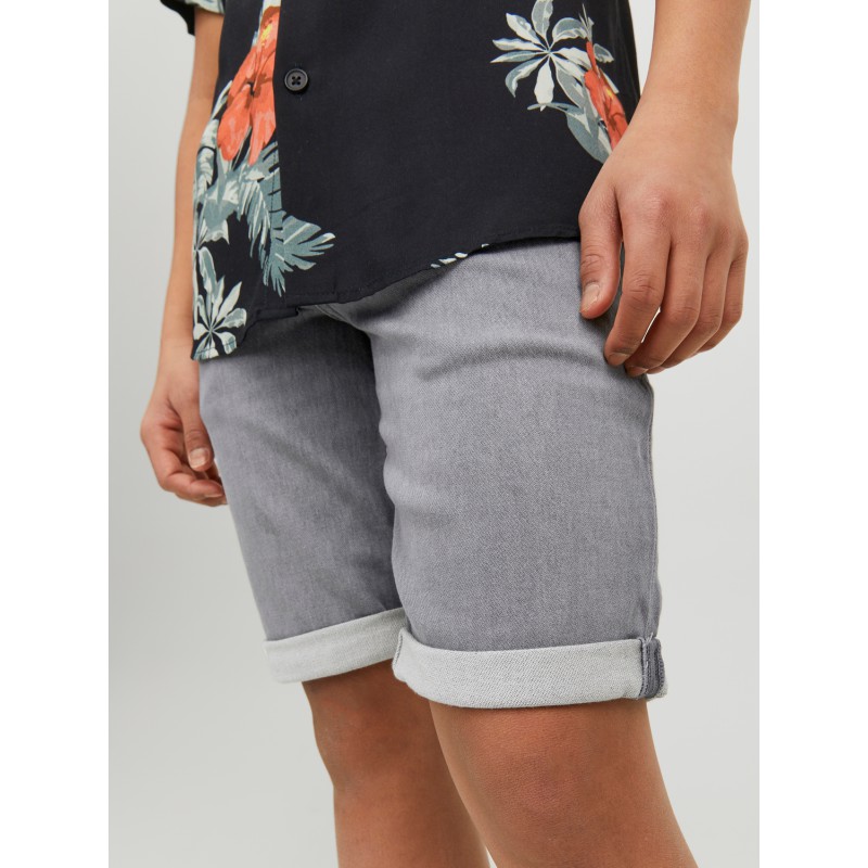 JACK & JONES Junior Rick Regular Denim Shorts - Grey Denim