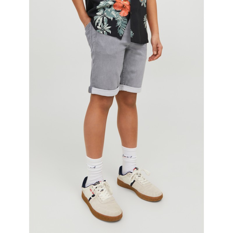 JACK & JONES Junior Rick Con Shorts - Grey Denim