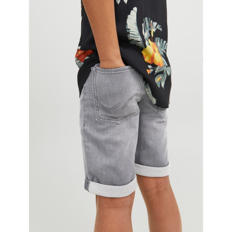 JACK & JONES Junior Rick Con Shorts - Grey Denim