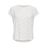 ONLY Smilla S/S Top - Cloud Dancer