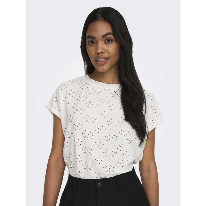 ONLY Smilla S/S Top Jrs - Cloud Dancer