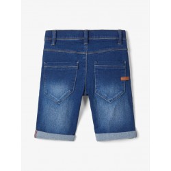 NAME IT Kids Sofus Lange Denim Shorts - Medium Blue Denim