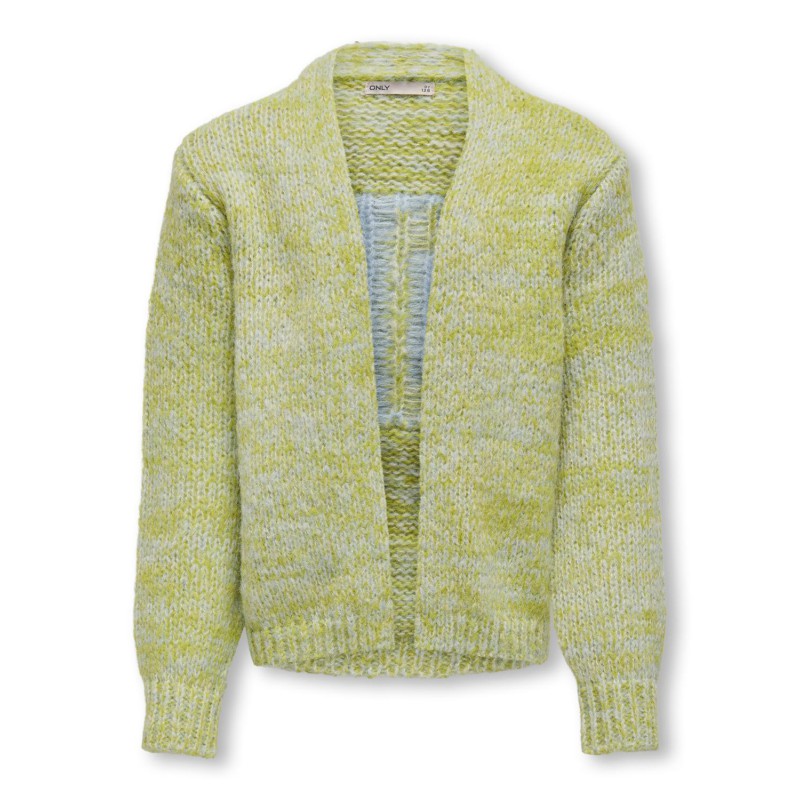 KIDS ONLY Allykortærmeta Life Langærmet Twist Open Cardi Knt - Citronelle