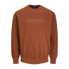 JACK & JONES Frederiksberg Sweatshirt - Brandy Brown