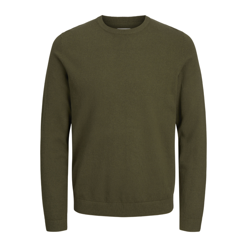 JACK & JONES Jrebcallum Knit Crew Neck - Forest Night