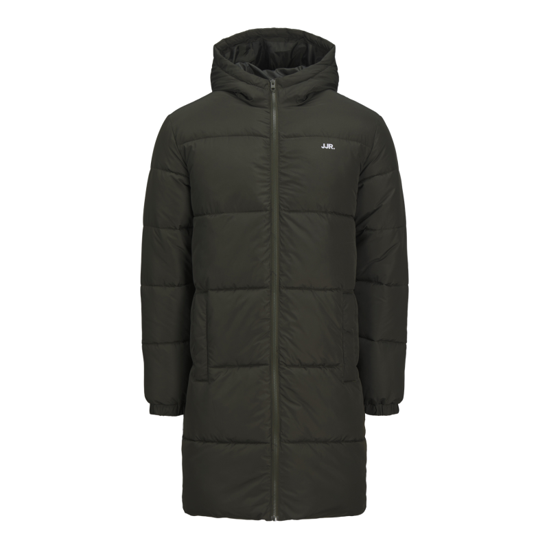 JACK & JONES Jrebrebel Logo Lang Puffer - Rosin