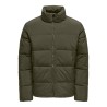 ONLY & SONS Global Puffer Jakke - Olive Night