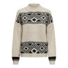 ONLY Victoria Langærmet Pullover Knit - Pumice Stone