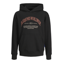 JACK & JONES JUNIOR Jorfrederiksberg Margate Sweat Ho Bf Junior - Sort