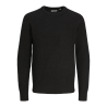 JACK & JONES Junior Jones Strik Crew Neck - Sort