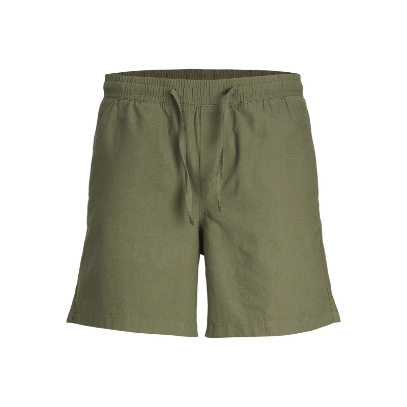 JACK & JONES Jaiden Summer Hør Blend Shorts - Dusty Olive