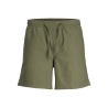 JACK & JONES Jaiden Summer Hør Blend Shorts - Dusty Olive