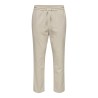 ONLY & SONS Linus Crop Hør Bukser - Silver Linning