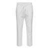 ONLY & SONS Linus Crop Hør Bukser - Bright White