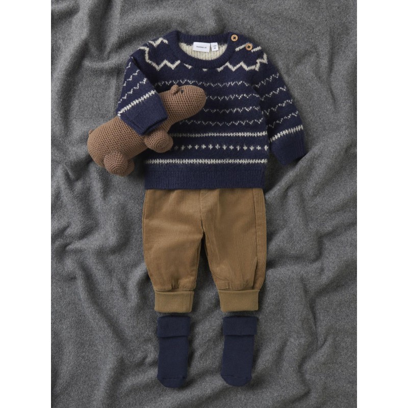 NAME IT Soremi Langærmet Knit - Dark Sapphire