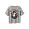 NAME IT KIDS Foxa Wednesday T-shirt - Grey Melange