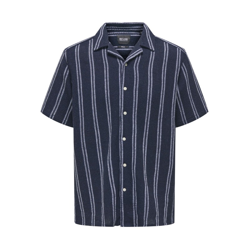 ONLY & SONS Trev Life Skjorte - Dark Navy