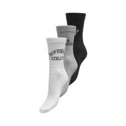 ONLY City 3-Pack Socks Acc - Cloud Dancer