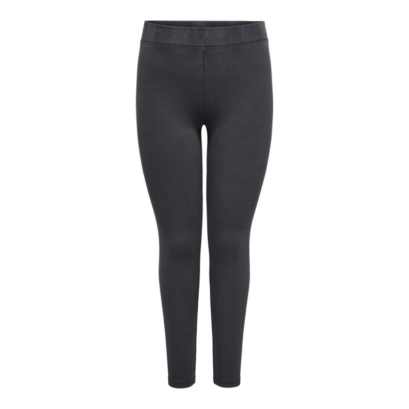 ONLY CARMAKOMA Valerie Rib Legging Jrs - Sort