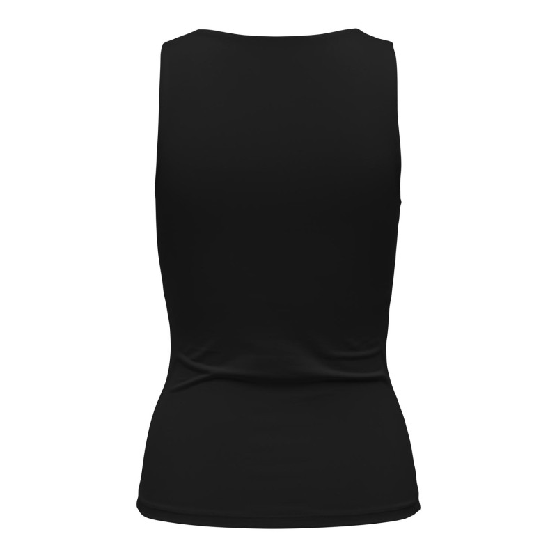 ONLY CARMAKOMA Ea S/L 2-Way V-Neck Top Jrs - Sort