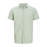 JACK & JONES PLUS Breeze Hør Skjorte - Iceberg Green