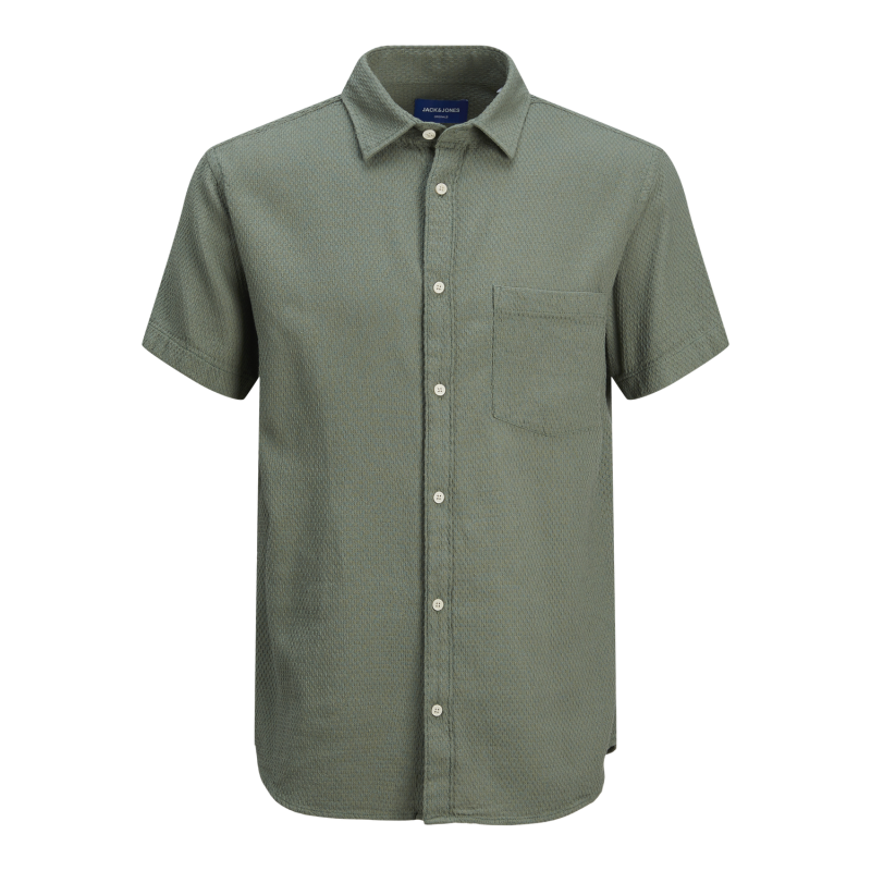 JACK & JONES Jortampa Dobby Shirt Kortærmet Pls - Laurel Wreath