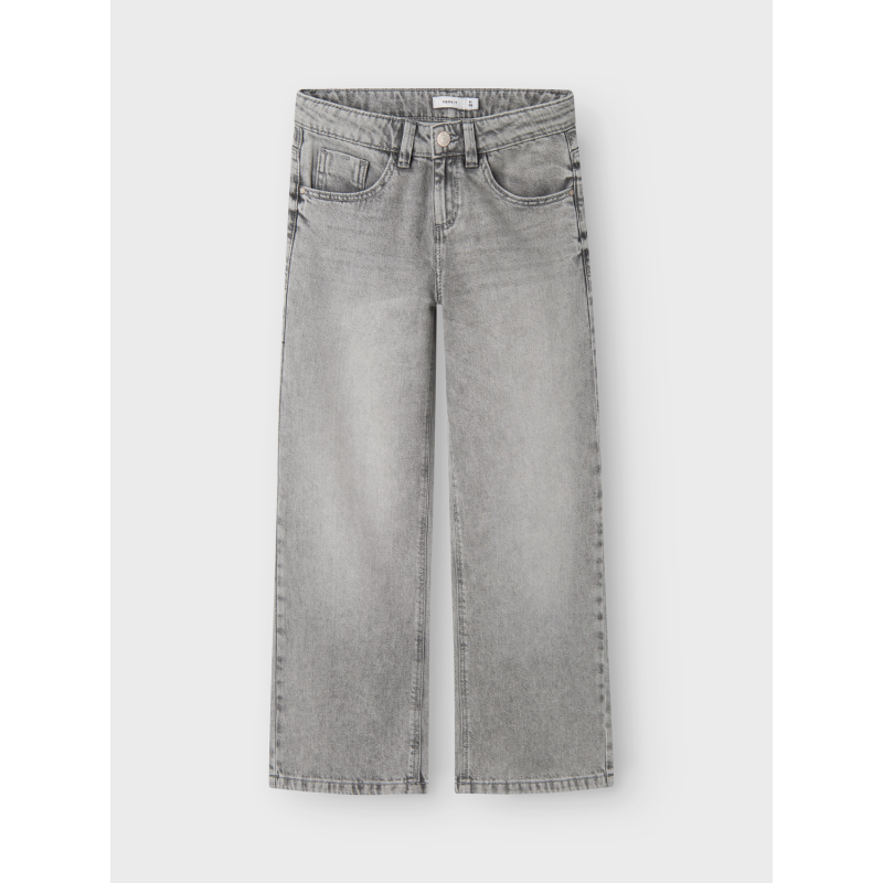 NAME IT Nkfrose Brede Jeans 5529-Be - Light Grey Denim