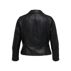 ONLY CARMAKOMA Emmy Faux Leather Biker - Sort
