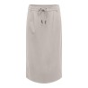 ONLY Poptrash Midi Skirt - Pumice Stone