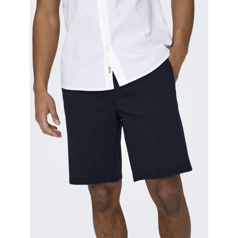 ONLY & SONS Mark 0209 Melange Shorts - Dress Blues ONLY & SONS Mark 0209 Melange Shorts - Dress Blues