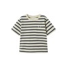 NAME IT Mini Torine S/S Top - White Swan