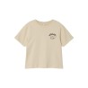 NAME IT Mini Lasso S/S Top - White Swan/Sort