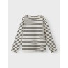 NAME IT Kids Loa L/S Top - White Swan