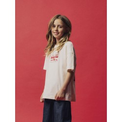 NAME IT Kids Luve "Skate Park" T-shirt - White Swan