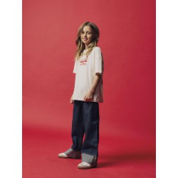 NAME IT Kids Luve "Skate Park" T-shirt - White Swan