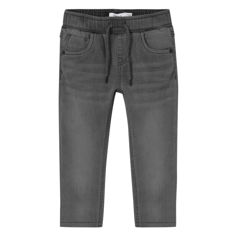 NAME IT Mini Ryan Slim Sweat Jeans - Medium Gray Denim