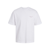 JACK & JONES Noho Back Grafisk T-shirt - Bright White