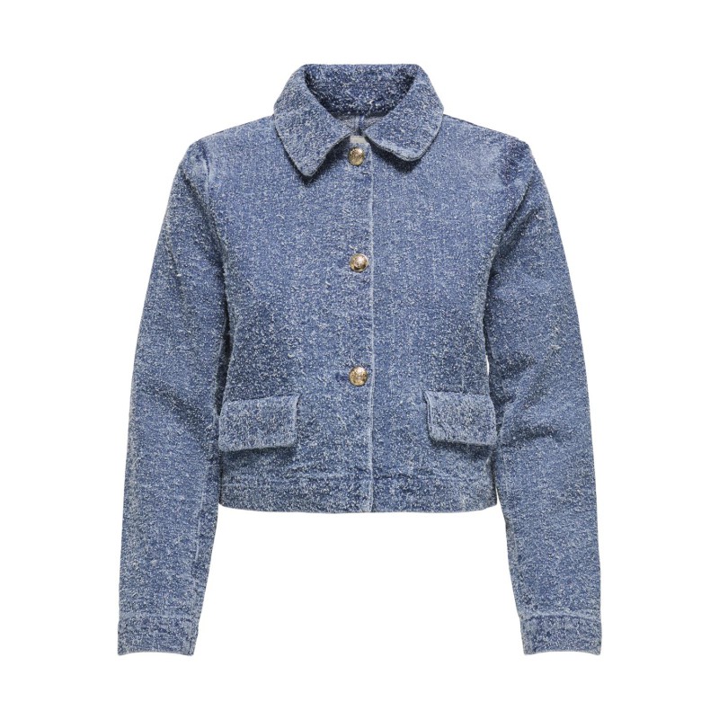 JDY Lady Denim Shacket - Medium Blue Denim