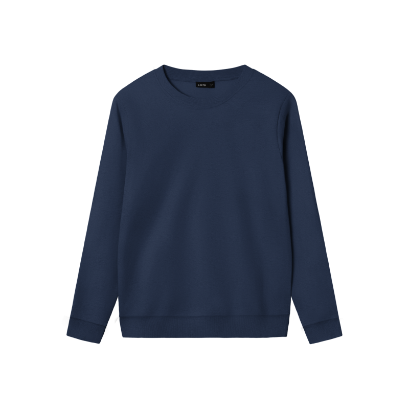 LMTD Nlnnizu Langærmet Bru O-Neck Sweat - Navy Blazer