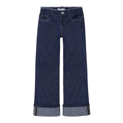 NAME IT Kids Rose Brede Jeans - Dark Blue Denim