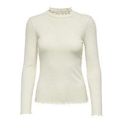 JDY Fransiska L/S Bluse - Whitecap Gray